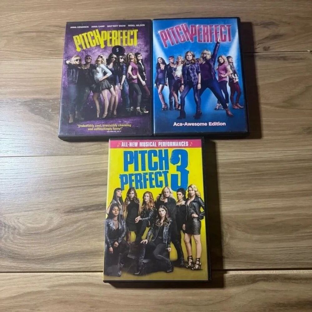 Pitch Perfect DVD Bundle Lot of 3 Pitch Perfect & Pitch Perfect 3